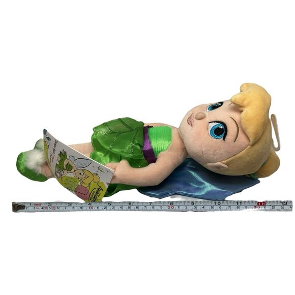 Disney Parks Plush Tinker Bell 14" Animators Baby Toddler Peter Pan Toy Fairy - Picture 2 of 8